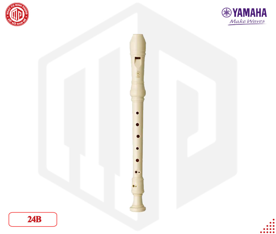 Sáo Recorder nhựa ABS - Dòng Soprano - Yamaha YRS-24B (YRS 24B) - Hệ thống Baroque, Dạng thẳng, Tone C (Đô) - Hàng chính hãng