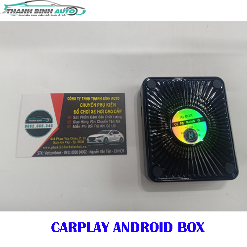 Bộ chuyển đổi Pro CARPLAY Ram 4G- ROM 64G Tích hợp camera hành trình, điều khiển giọng nói