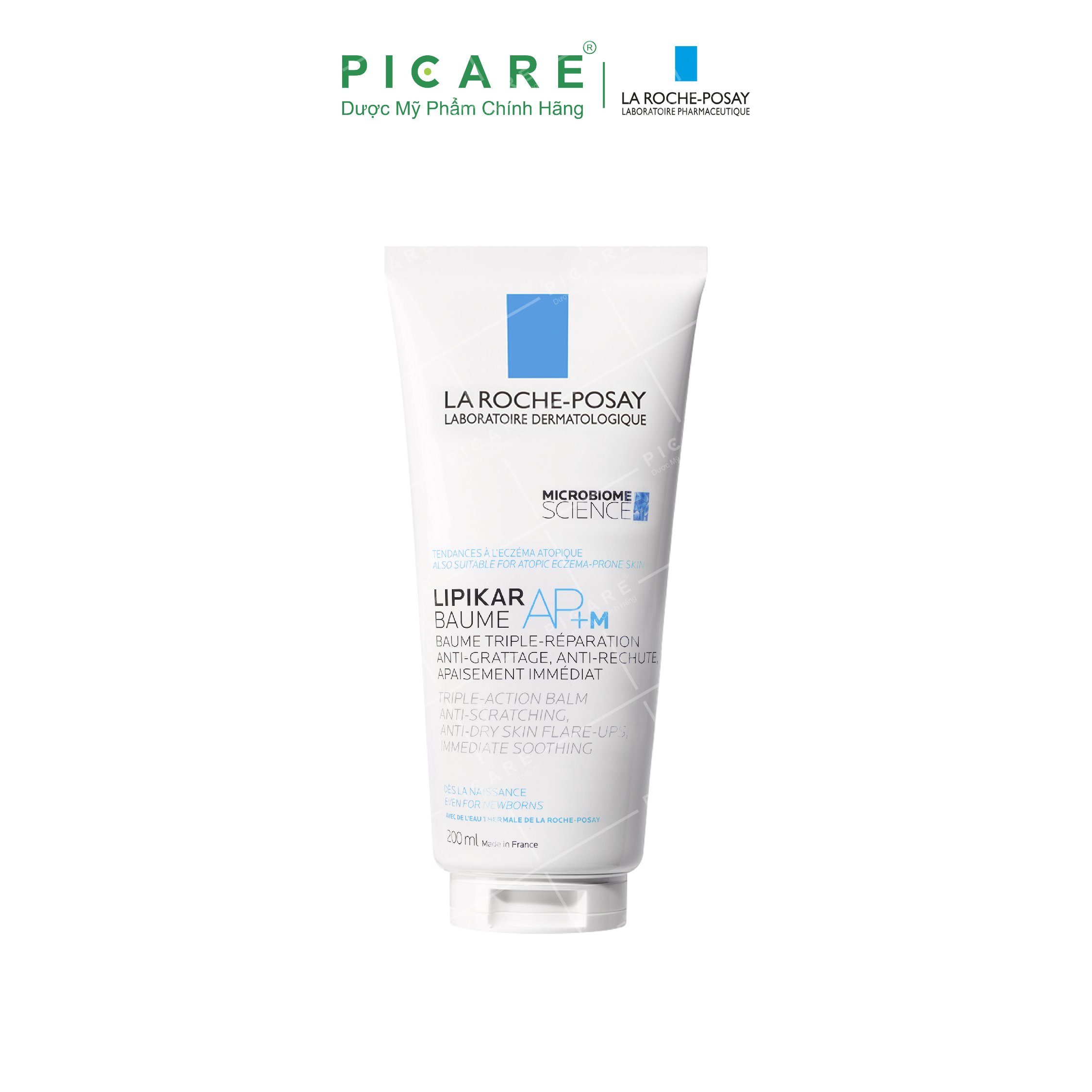 Kem dưỡng làm dịu da cho trẻ em &amp; trẻ sơ sinh La Roche-Posay Lipikar Baume AP+M 200ml