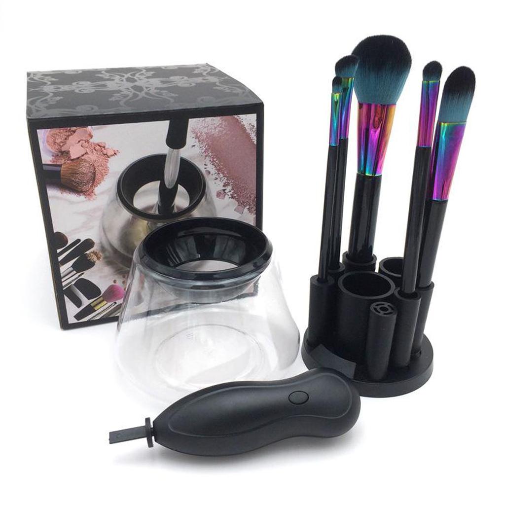 Premium Makeup Brush Cleaner Dryer, Electric Brush Cleaner Machine Automatic Brush Cleaner Spinner Makeup Brush Tools