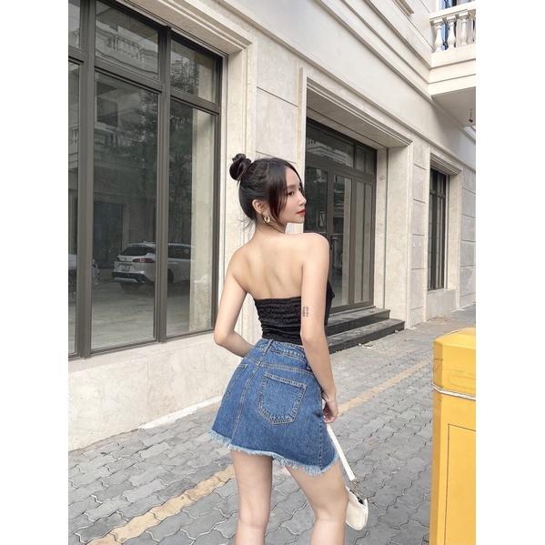 Quần váy jean cá tính REVERCLOTHINGS Sana Skorts