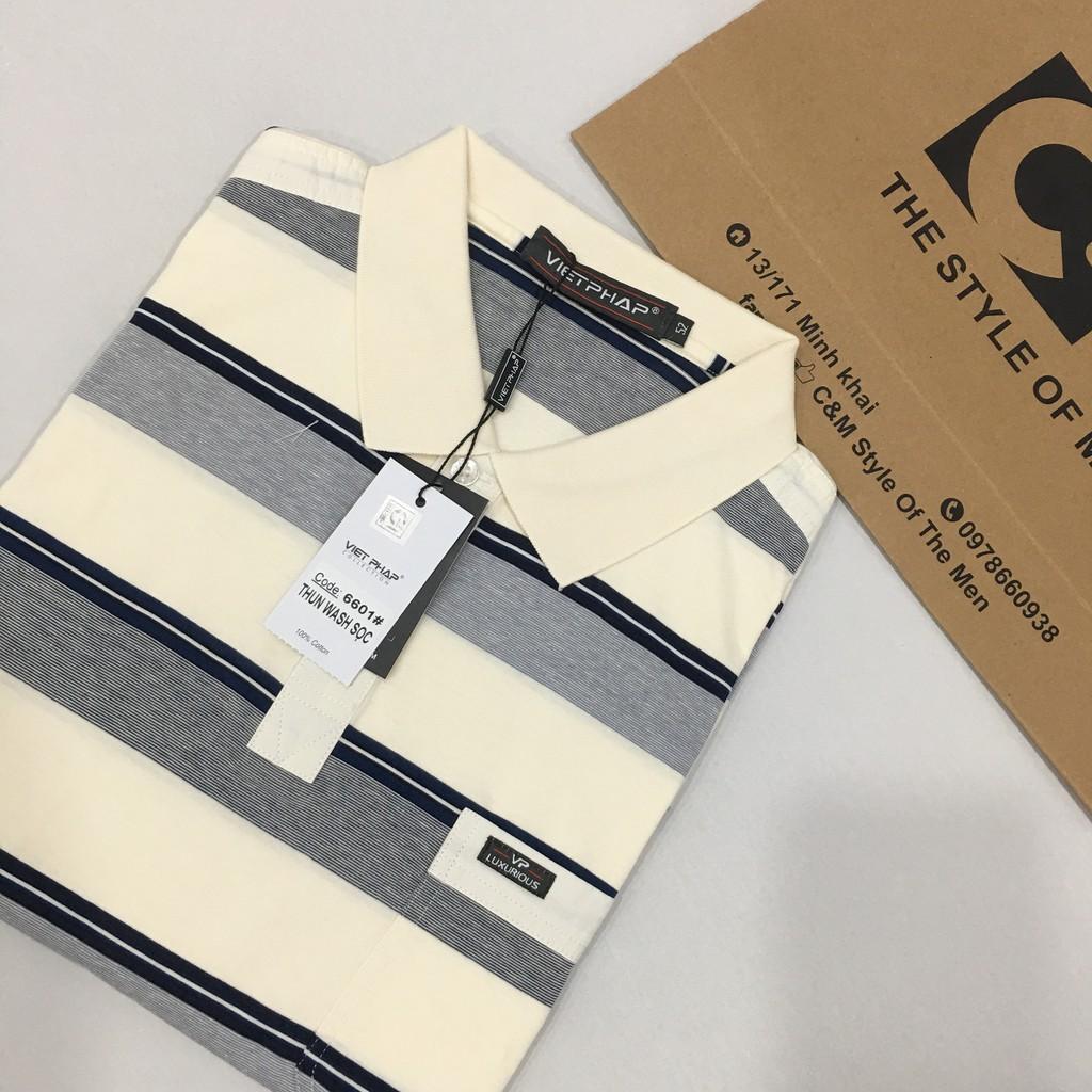 Áo phông nam thun wash 6601