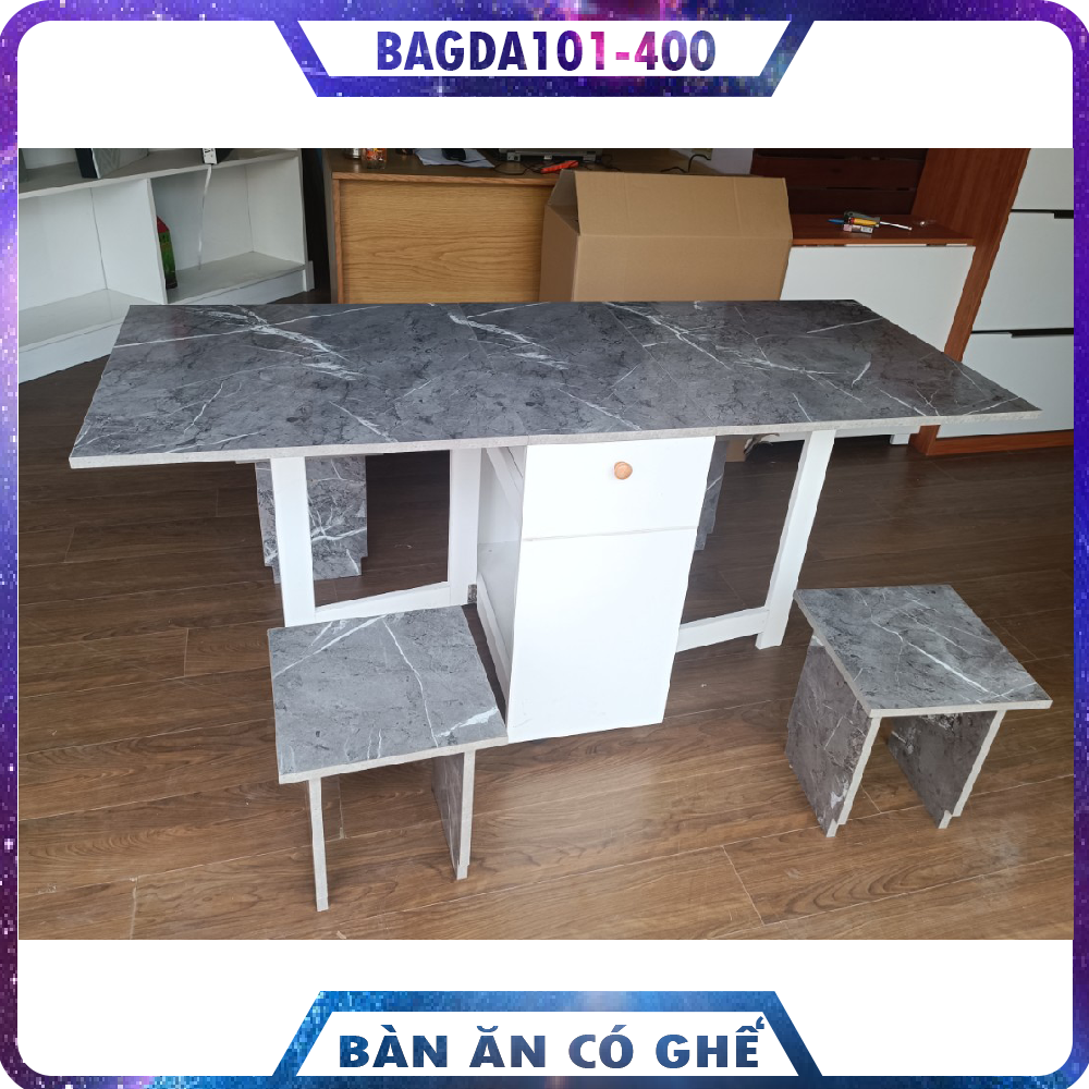 BÀN ĂN CÓ GHẾ GẤP GỌN