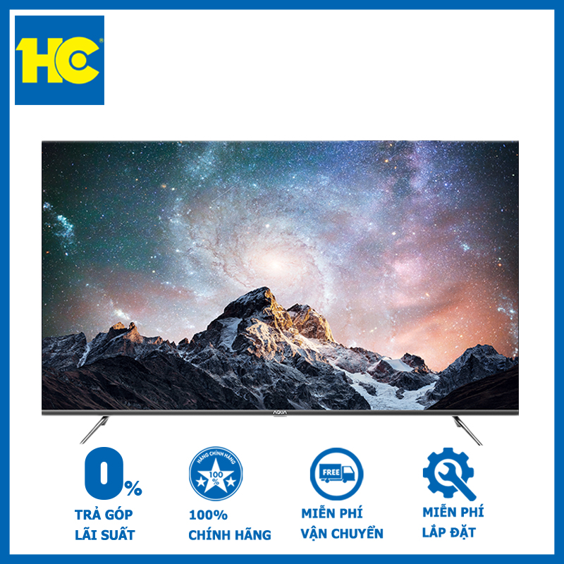 Android Tivi QLED Aqua 4K 75 inch LE75AQTS5UG - Hàng chính hãng - Giao tại Hà Nội và 1 số tỉnh toàn quốc