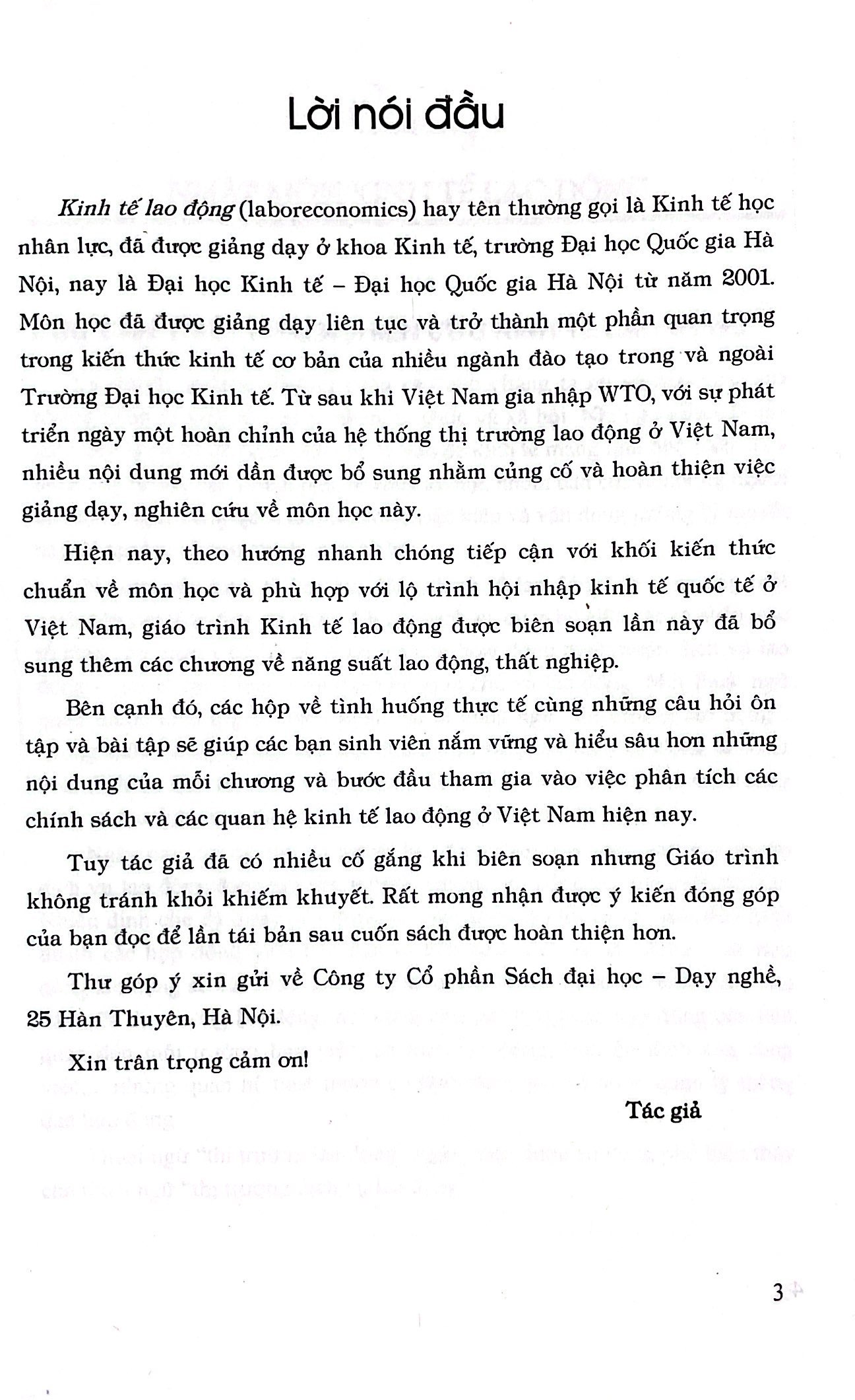 Giáo Trình Kinh Tế Lao Động