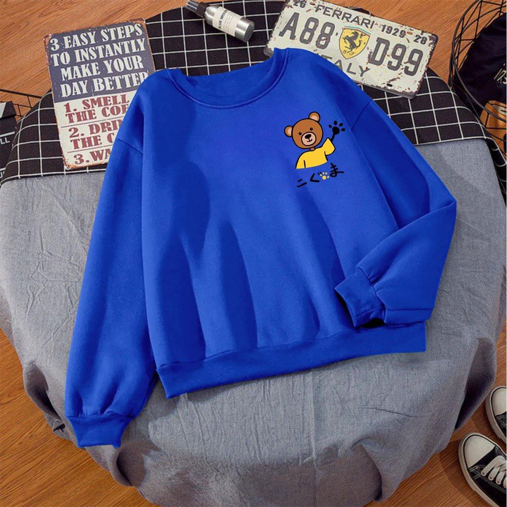 ÁO SWEATER IN GẤU DỄ THƯƠNG