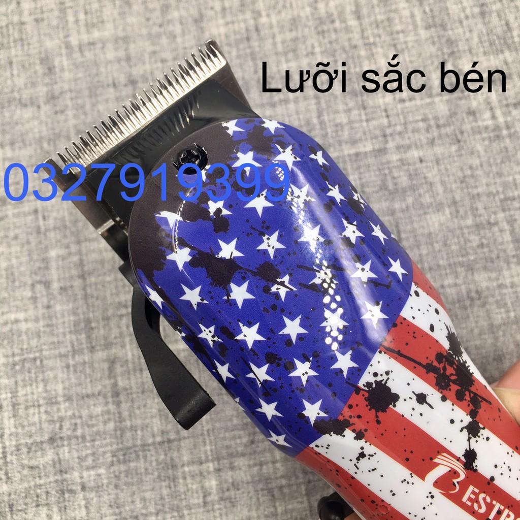 Tông đơ cắt tóc cao cấp BestBomg Cờ Mỹ