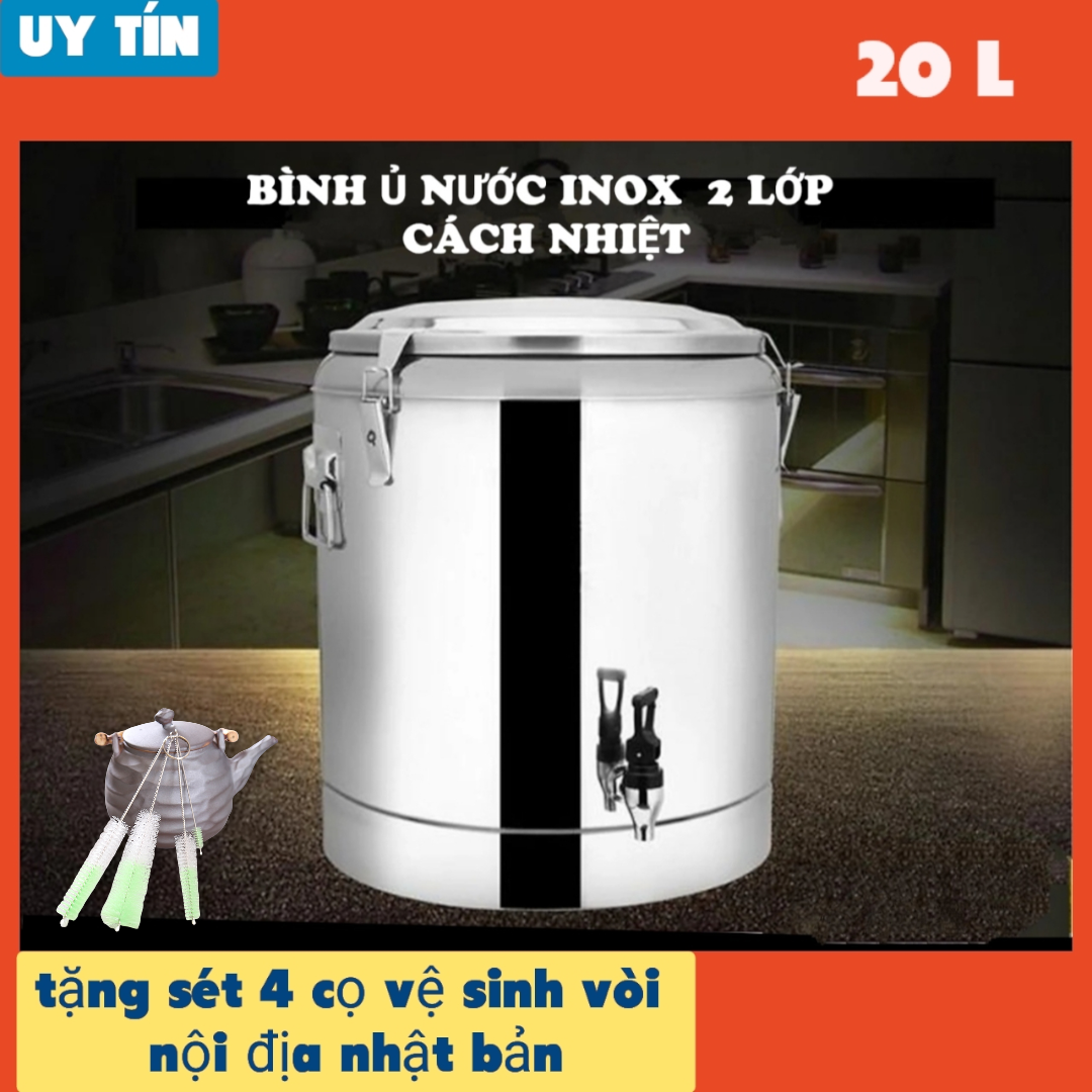 Bình giữ nhiệt Inox có vòi cách nhiệt