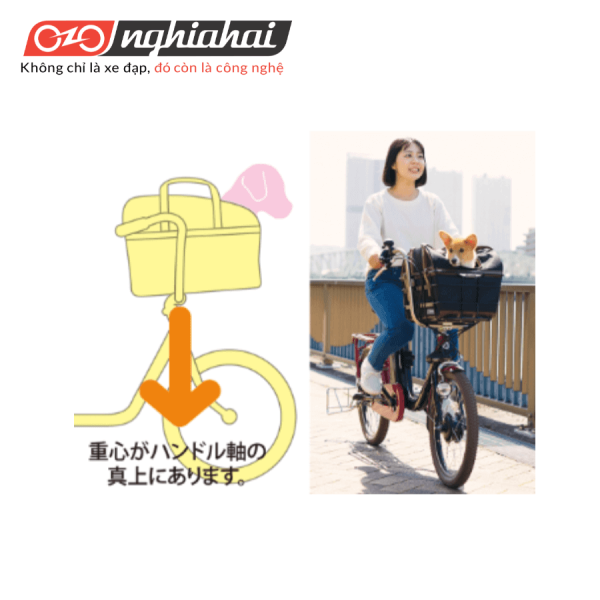Xe đạp trợ lực điện Nhật Bản PET PORTER