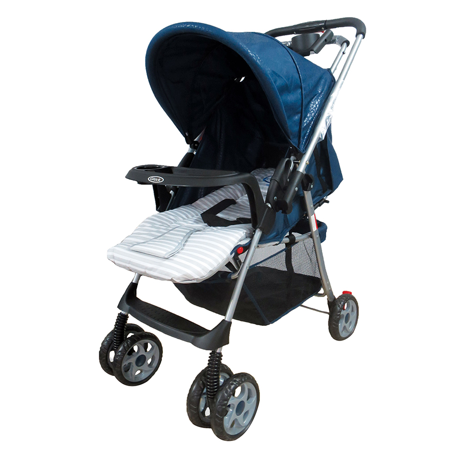 Xe Đẩy Trẻ Em Hai Chiều Gluck Baby C8M - Xanh Navy