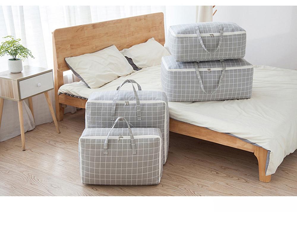 Túi đựng quần áo, chăn gối giúp bảo vệ đồ vật và tiết kiệm không gian gia đình