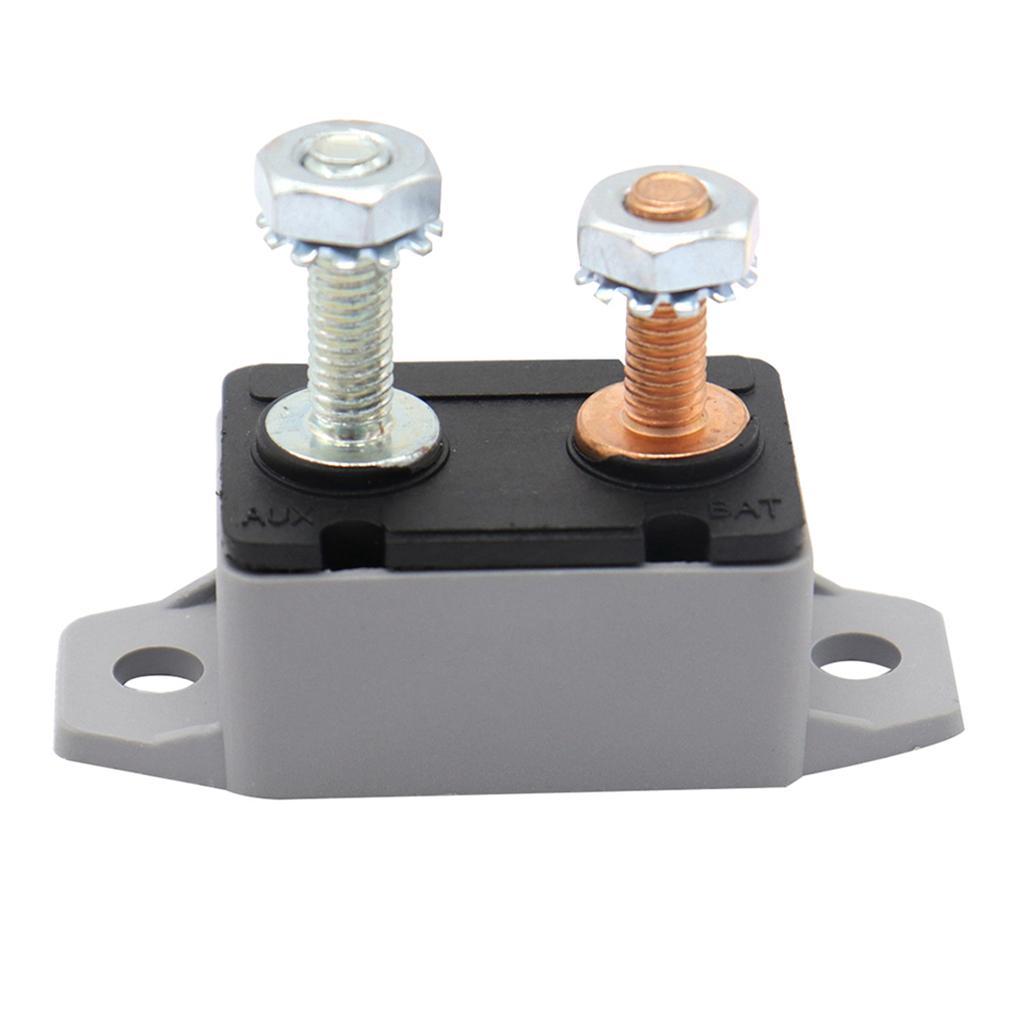 2Pcs 20A Boat Circuit Breaker Fuse Automatic Auto-Reset 12V/24V