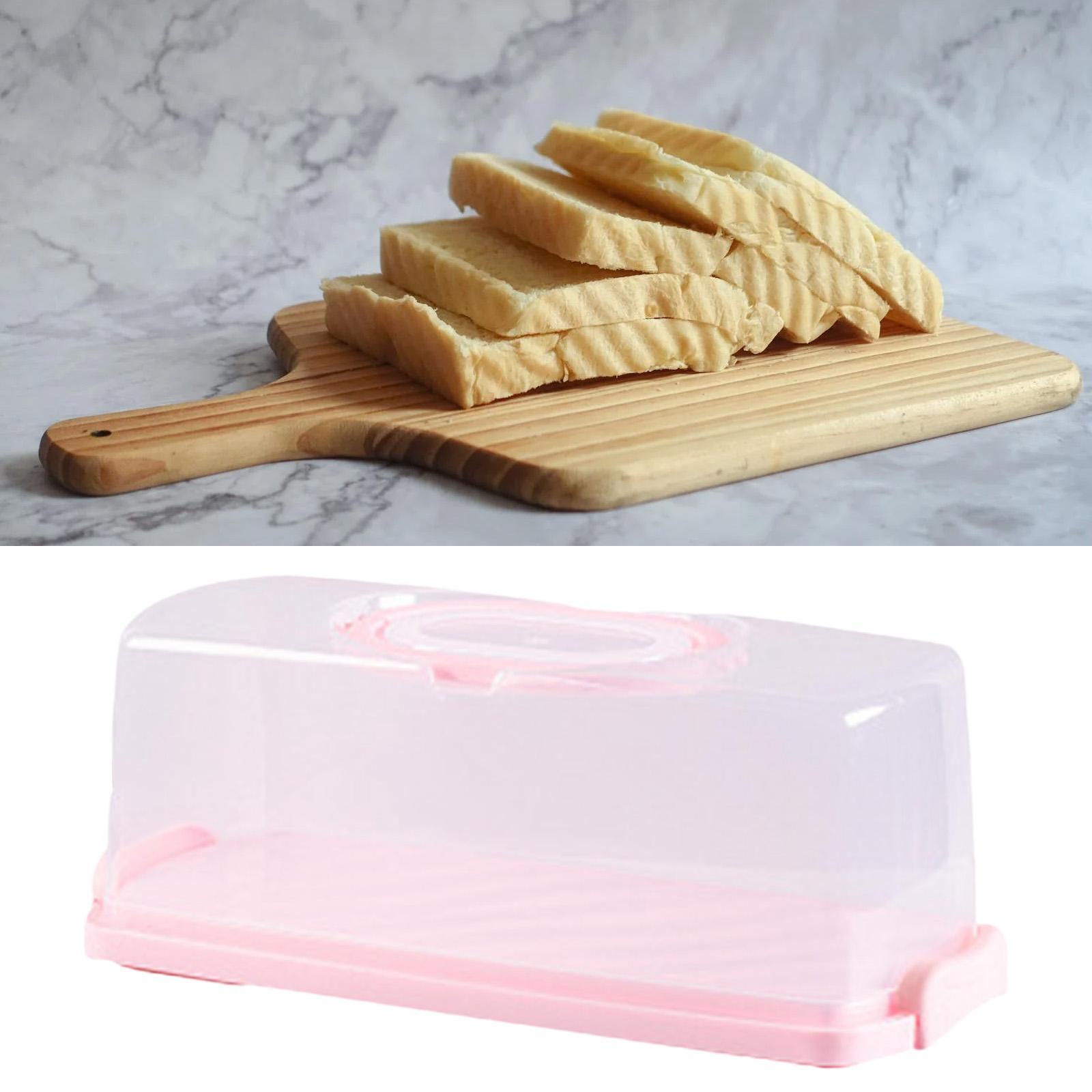 Rectangular Toast Keeper with Lid Display Stand Reusable for Countertop