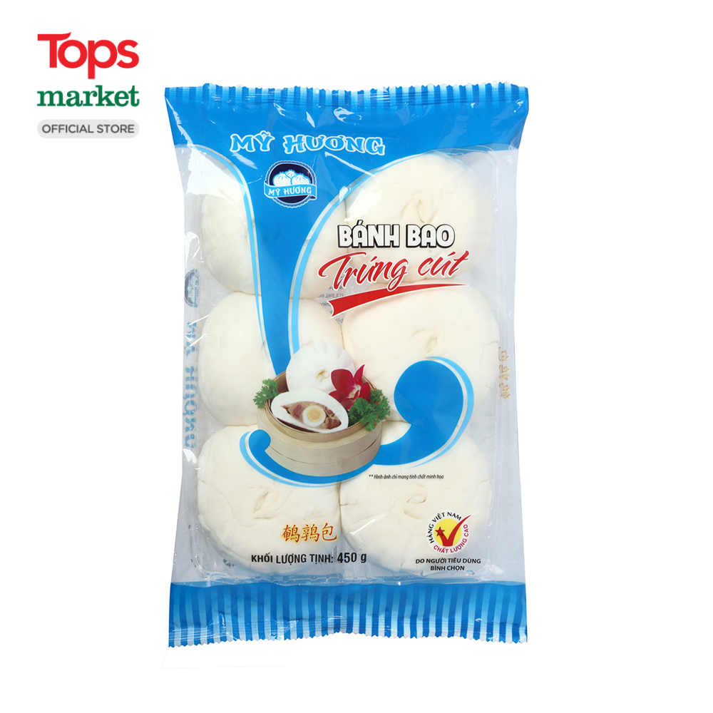 Bánh Bao Trứng Cút Mỹ Hương 450G