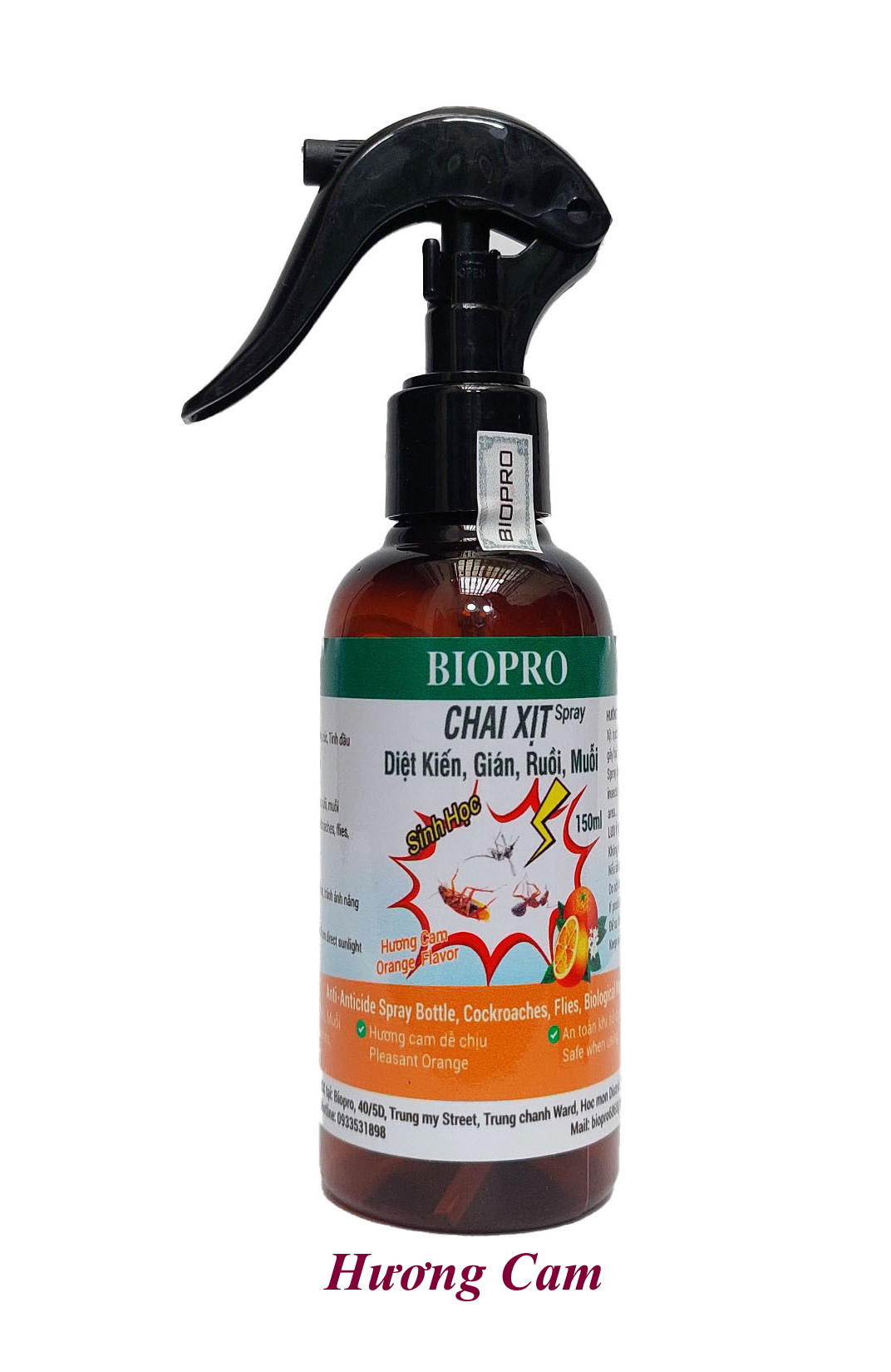 Chai xịt diệt kiến diệt gián ruồi muỗi Sinh học Biopro Chai 150ml Diệt sạch côn trùng gây hại An toàn Hiệu quả Sx tại VN