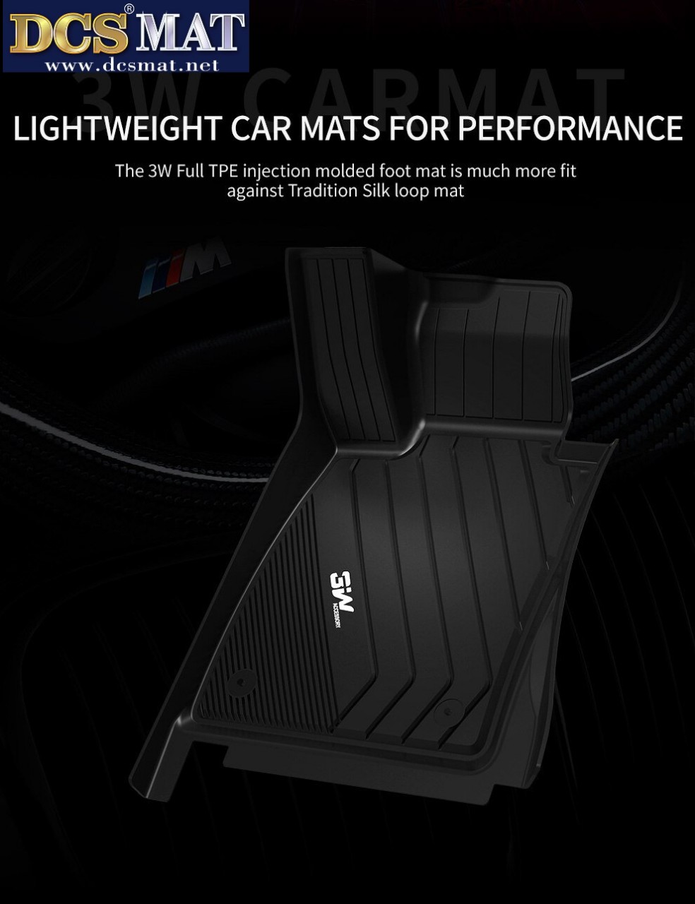 Thảm lót sàn cho xe BMW X3 2019- nay thương hiệu DCSMAT
