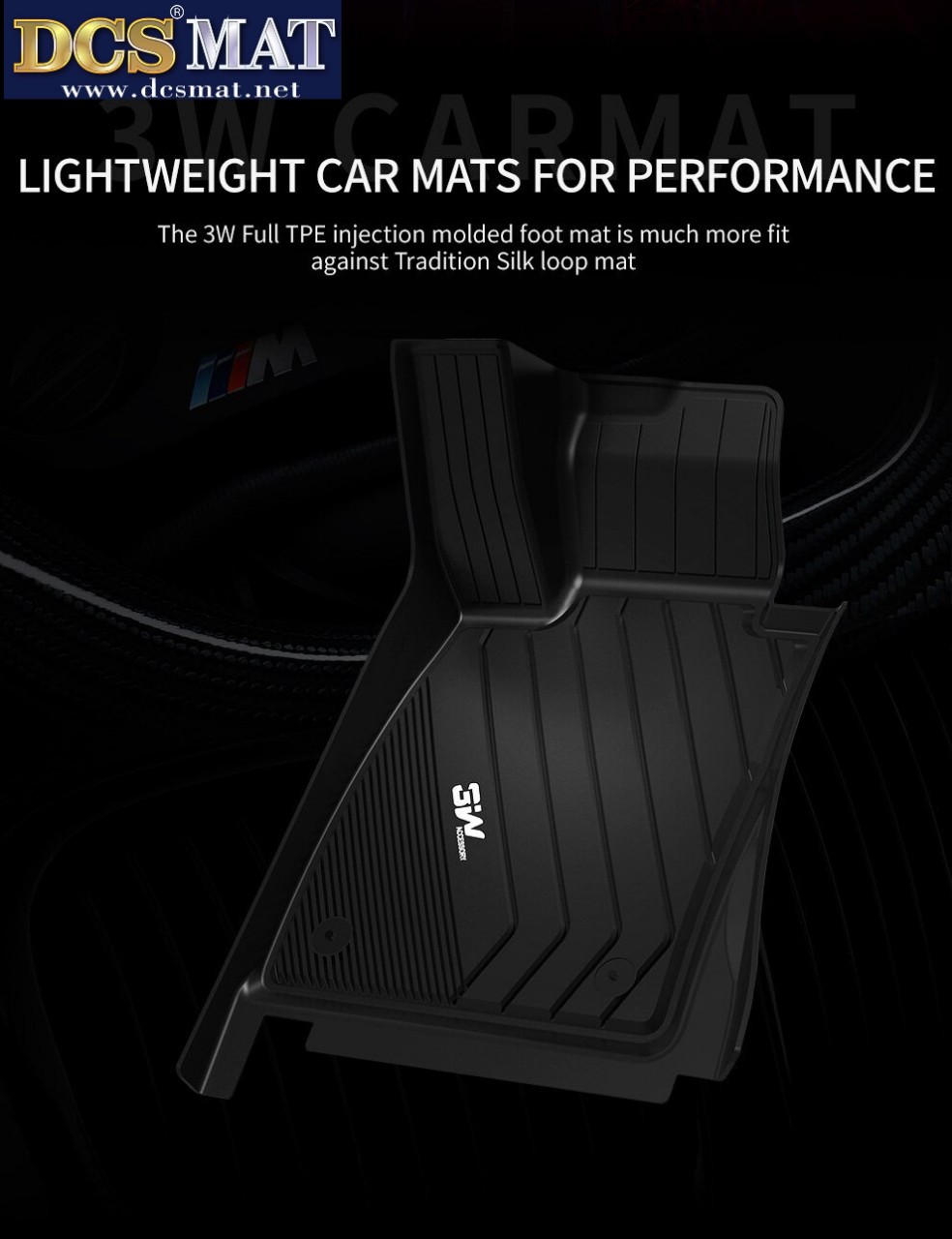 Thảm lót sàn cho xe BMW X7 2018- nay thương hiệu DCSMAT