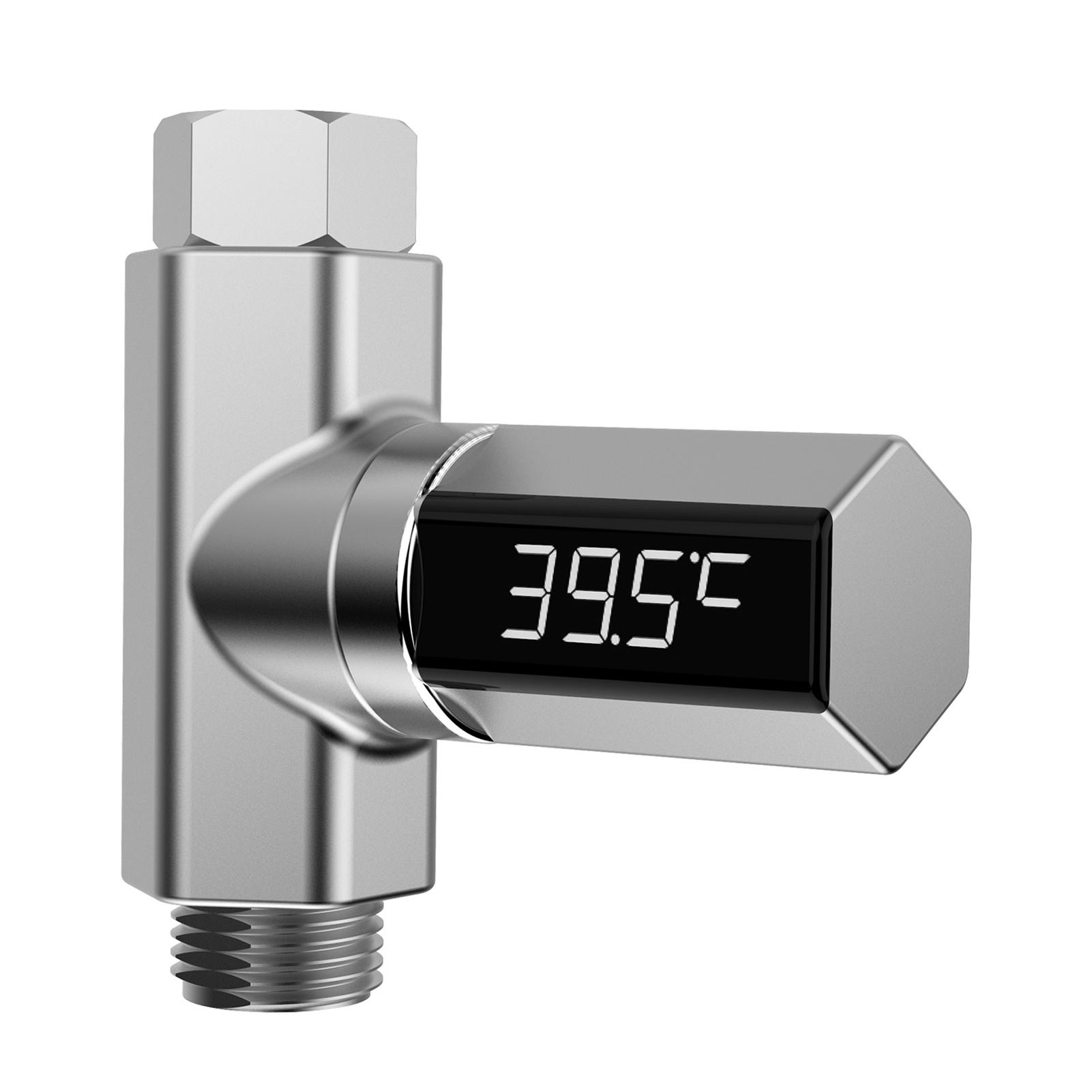 Nhiệt kế vòi sen màn hình led , van cảm biến nhiệt độ máy nước nóng