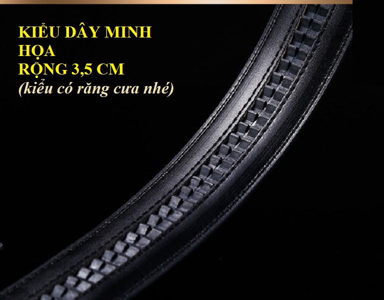 MẶT KHÓA THẮT LƯNG NAM KHÓA TÌ TRƯỢT TỰ ĐỘNG CHO DÂY RỘNG 3,5 CM (KO KÈM DÂY)