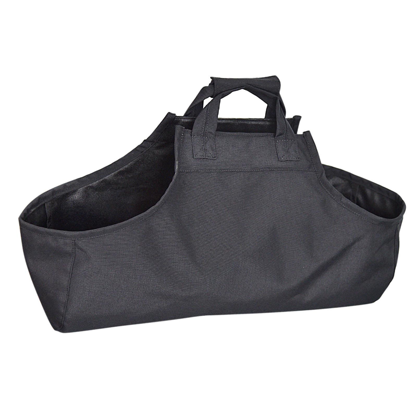 Firewood Carrier Bag Reusable Comfortable Oxford Cloth Folding for Outdoor