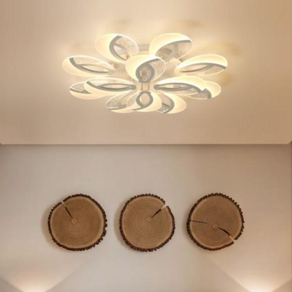 Đèn trần FATAP phong cách hiện đại, sang trọng với 3 chế độ ánh sáng - kèm điều khiển từ xa - .