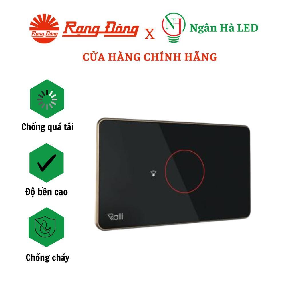 Công tắc cảm ứng thông minh Rạng Đông Kết nối Wifi Điều khiển và hẹn giờ qua điện thoại  CTCU.WF CN - 4 nút bấm