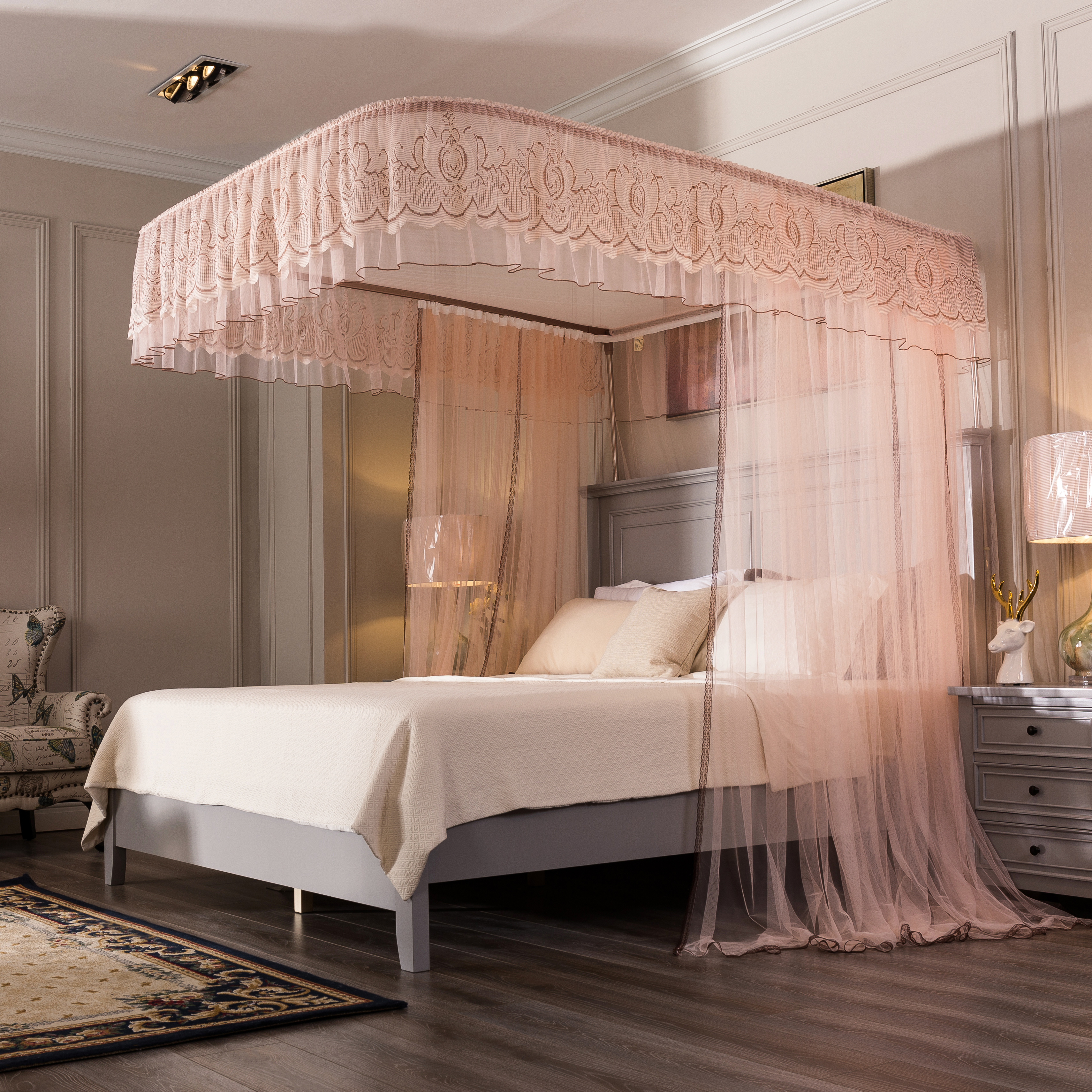 Màn khung  không phải khoan tường inox  cao cấp -vải tuyn mắt nhỏ  chống muỗi
