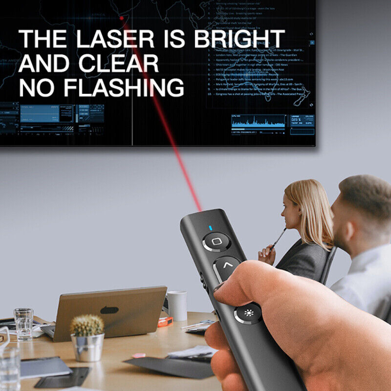 Bút trình chiếu Laser không dây chính hãng Ugreen 50654 cao cấp (Led đỏ, chiếu xa 200M) hàng chính hãng