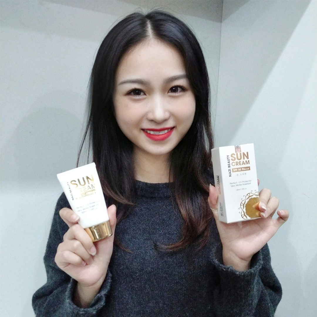 Kem chống nắng dưỡng da dưỡng trắng Nari Thay make bảo vệ làn da các tia cực tím UVA UVB Sở hữu chỉ số SPF 50 ++