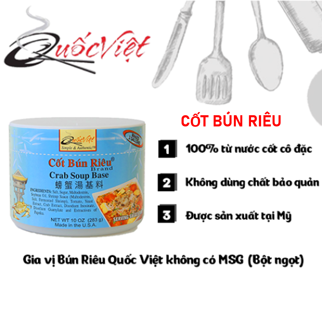 Gia Vị Cốt Bún Riêu Quốc Việt - Hộp 300g - VN10456