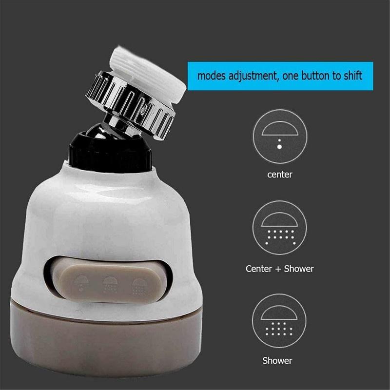 Đầu Nối Vòi Nước ANAEAT 3 Cấp Độ Có Thể Điều Chỉnh Xoay 360 Độ Lọc Tiết Kiệm Nước