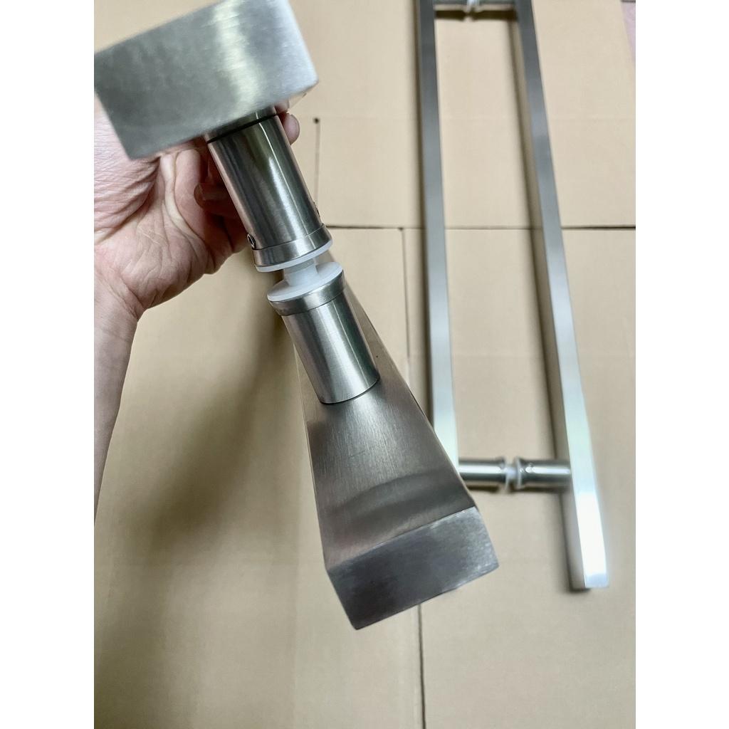 Tay nắm cửa kính cường lực hộp 20x40 INOX 304 cao cấp