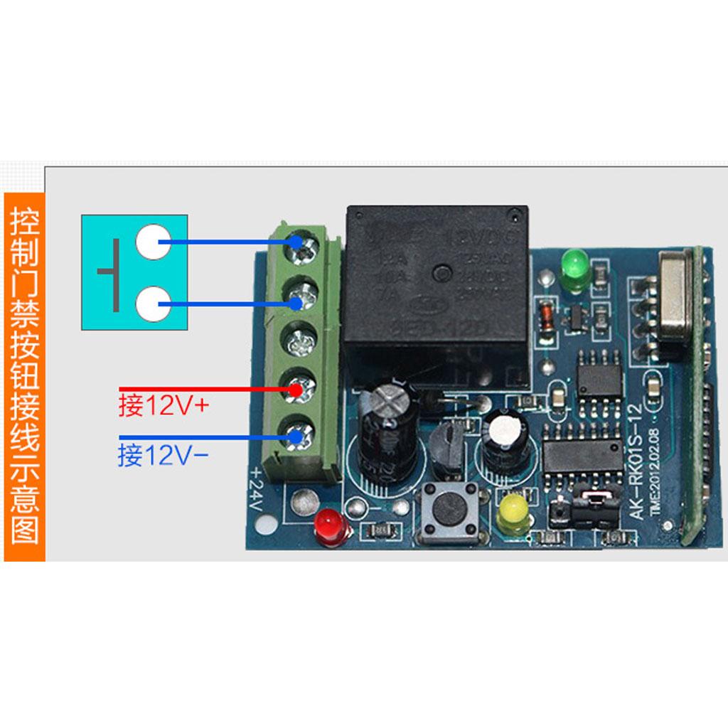 4 Channel RF Switch Wireless Remote Control Receiver with Transmitter