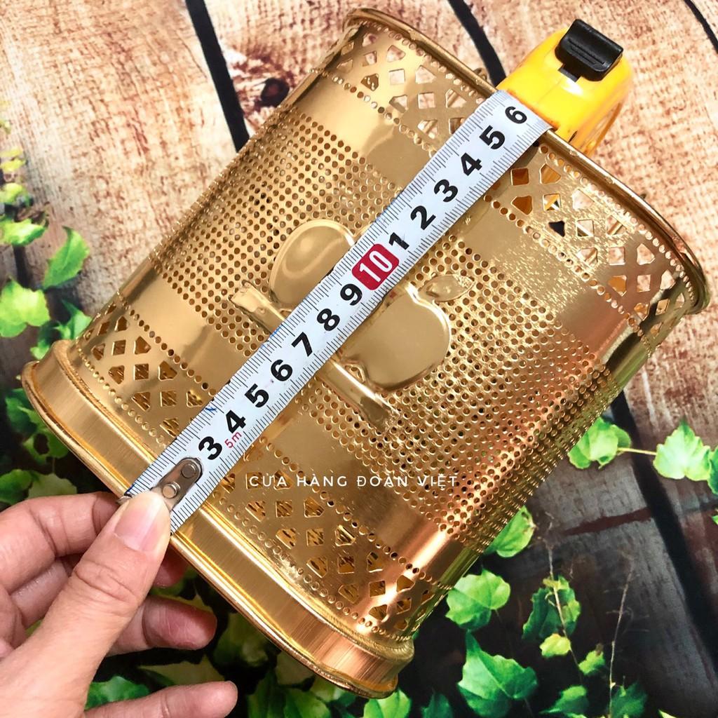Ống Đũa Inox Mạ Vàng Đồng - Kiểu Dáng Đẹp