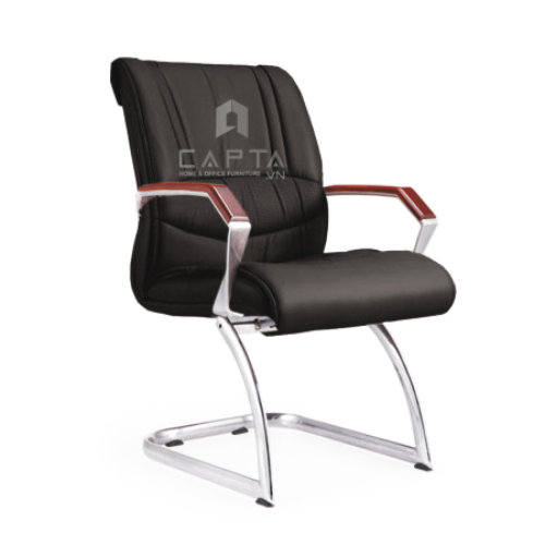Ghế làm việc chân quỳ nệm dày màu đen CE4103-P1 Nội thất Capta