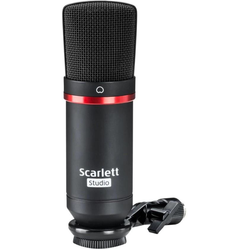 Combo soundcard và micro Focusrite Scarlett 2i2 Studio (Gen 3)- thu âm livestream karaoke tặng tai nghe kiểm âm HD2000