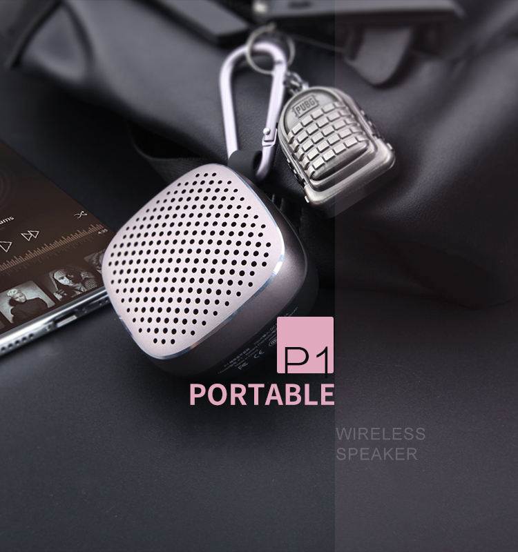 Loa Bluetooth Mini Kèm Dây Đeo - Công Nghệ Loa 360 Độ - Chất Âm Hoàn Hảo Với Màng Loa 40mm