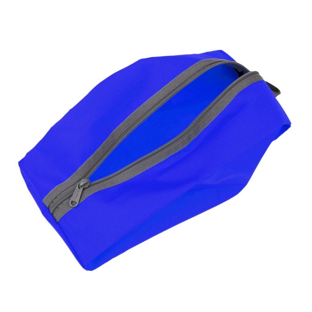 4pcs/set Waterproof Portable Travel Shoes Bag with Zipper for Outdoor Sports Camping Hiking