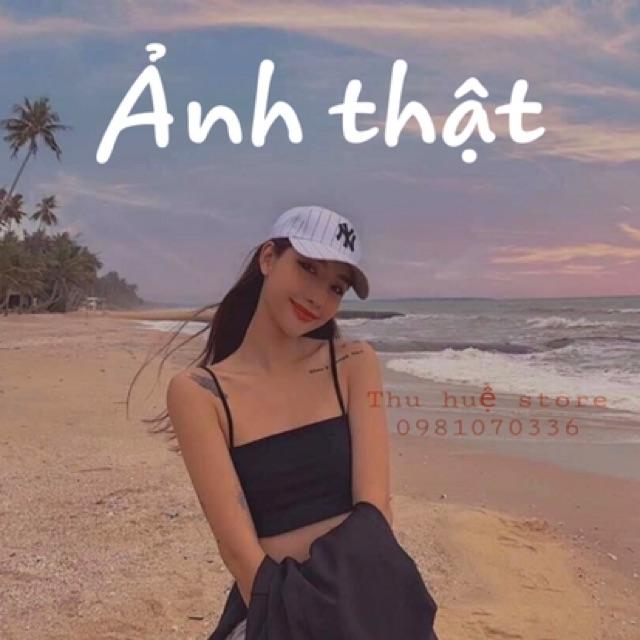 Áo 2 Dây Croptop ️Áo 2 Dây Sexy Chất Liệu Cotton Siêu Co Giãn -Vi deo Kèm Ảnh Thật ️