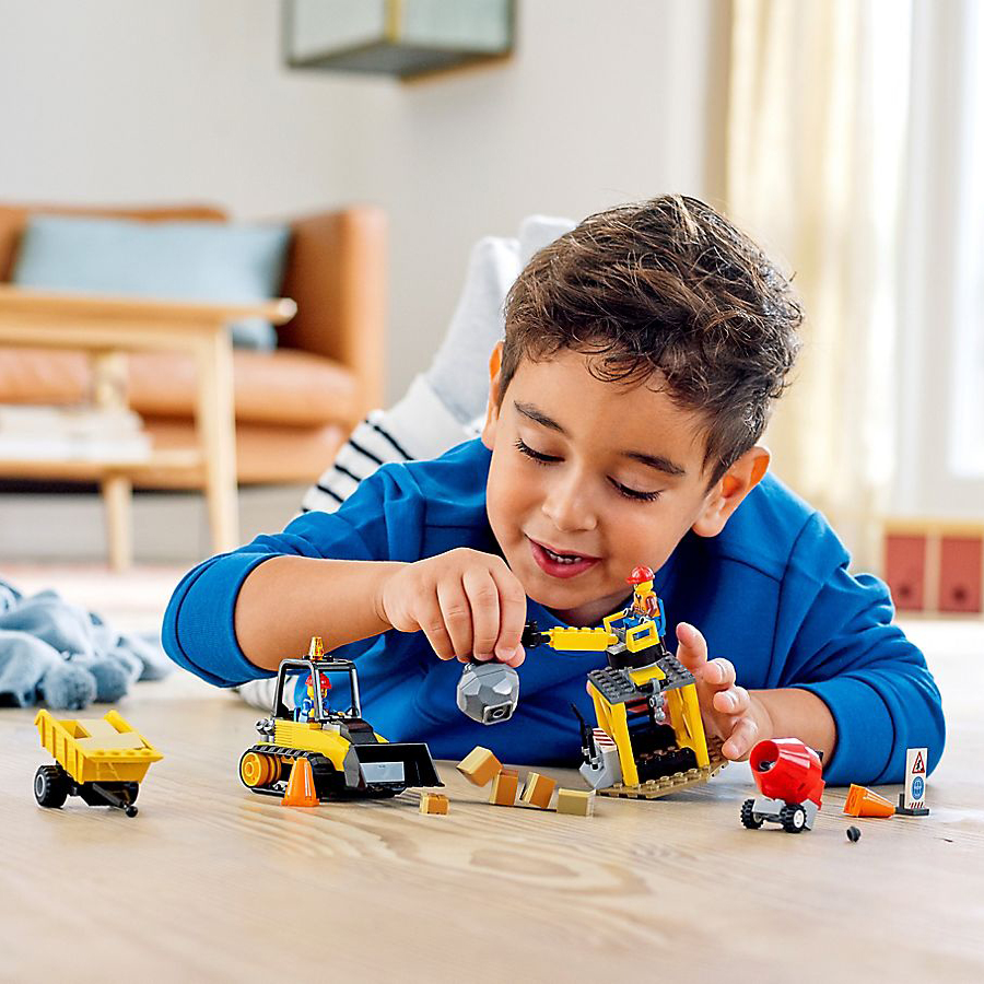 Đồ Chơi Lắp Ráp Lego City Máy Ủi Công Trình 60252