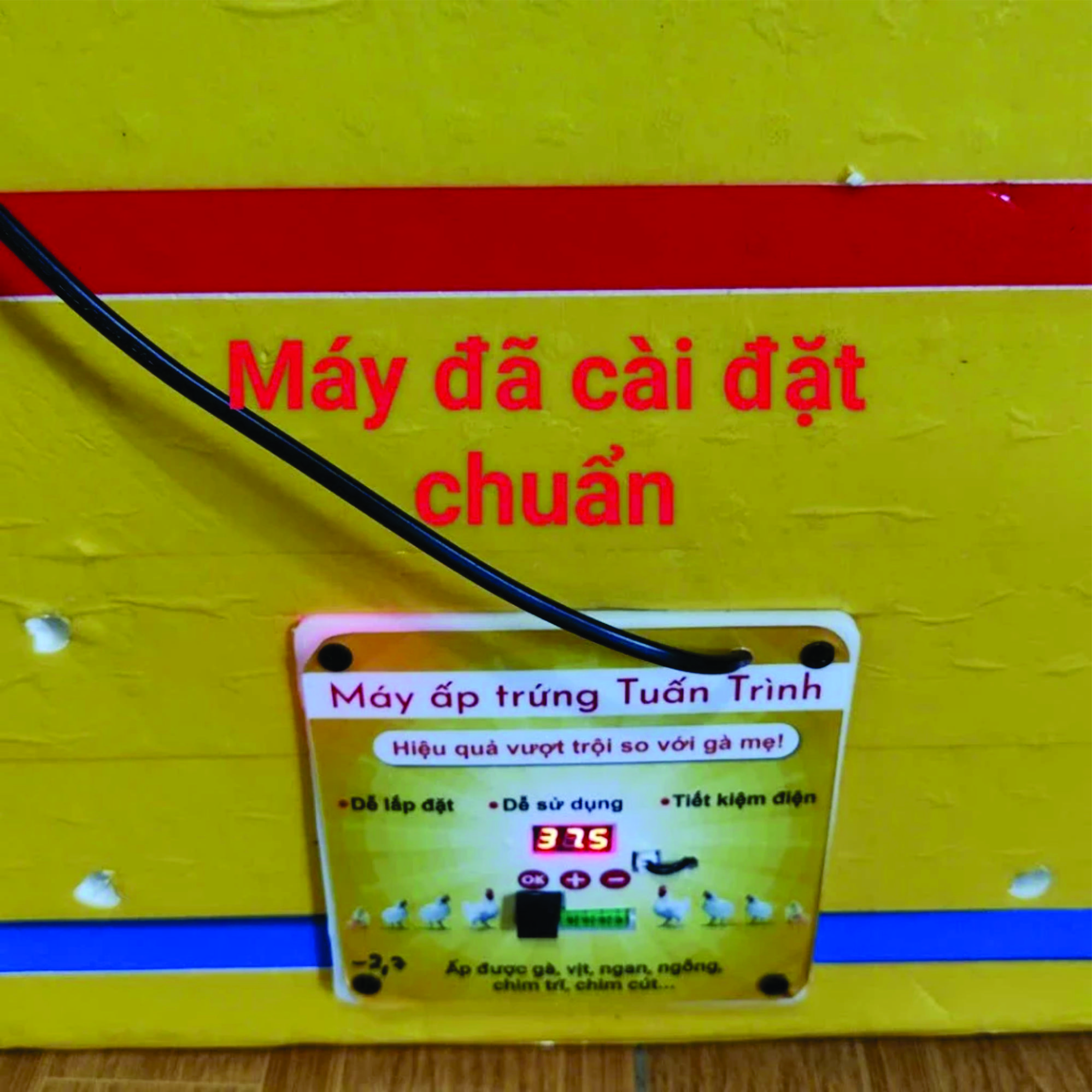 Máy ấp trứng cho gà vịt ngan ngỗng