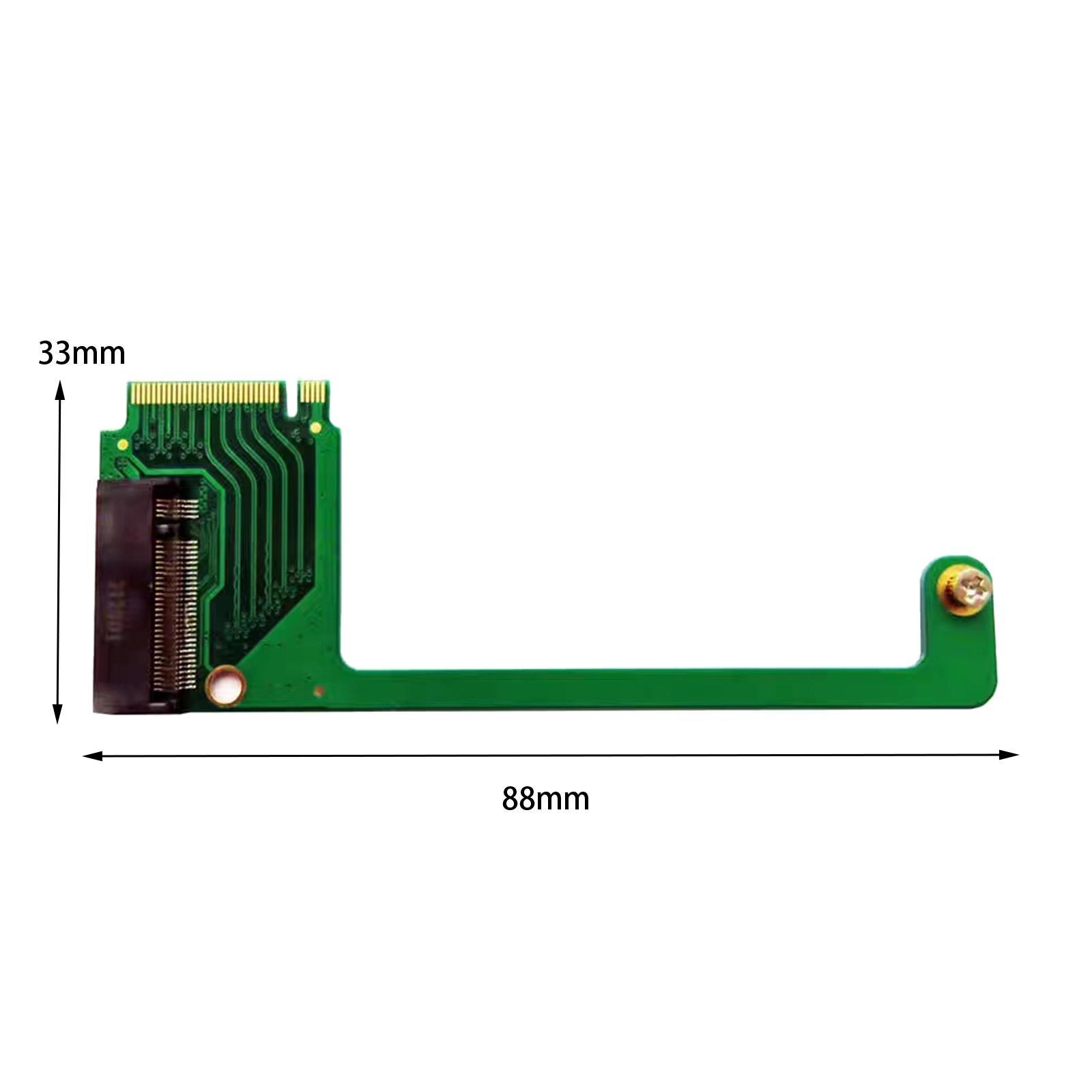 PCIe4.0 M2 Transfer Board Professional 90° SSD  Adapter Converter