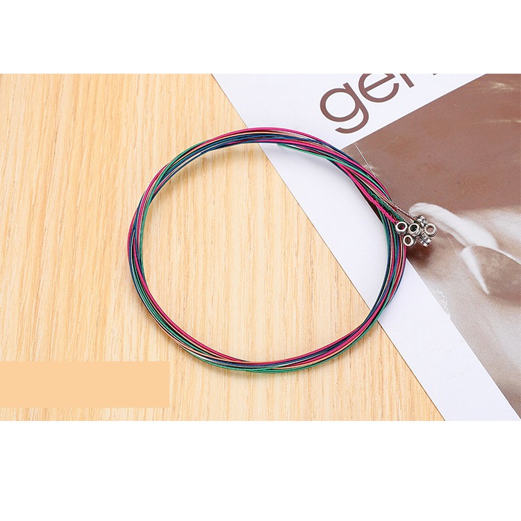 Dây Đàn Guitar Kim Loại Size Chuẩn Cho Đàn Guitar Size 11 Dây Bền Chất Lượng Bộ 6 Dây | Dây đàn guitar acoustic bền tiếng vang
