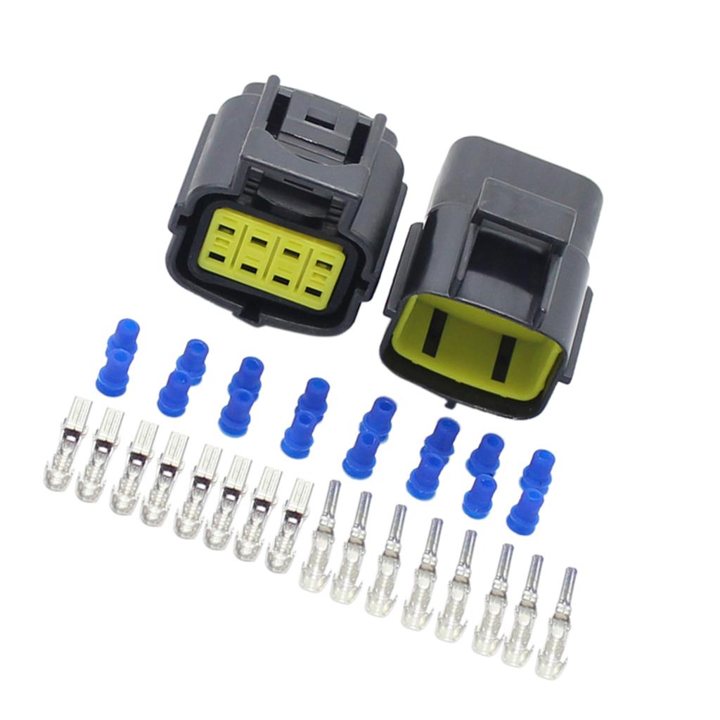 8 Way Sealed Waterproof Connector for Car Boat Motorcycle Wired Plug