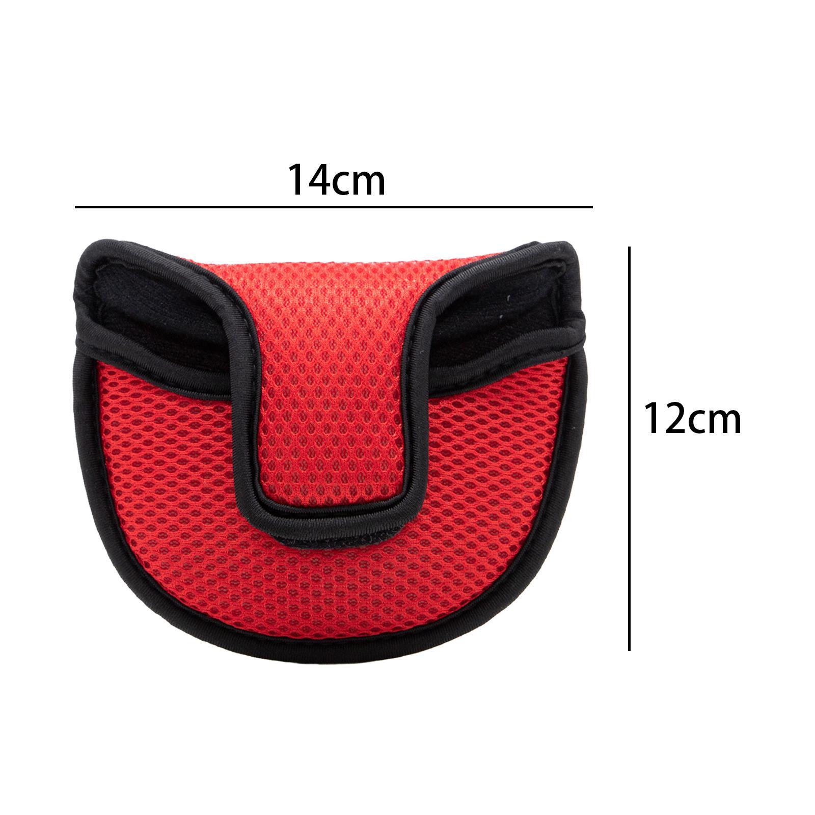 2pcs Durable Nylon Golf Putter Mallet Head Cover Headcover Club Protector