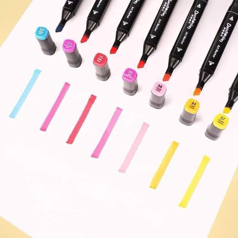 Bộ Bút Dạ 48 Chi Tiết Cho Bé tập Tô Bút màu Touch Mark Cool Coco Pison Marker