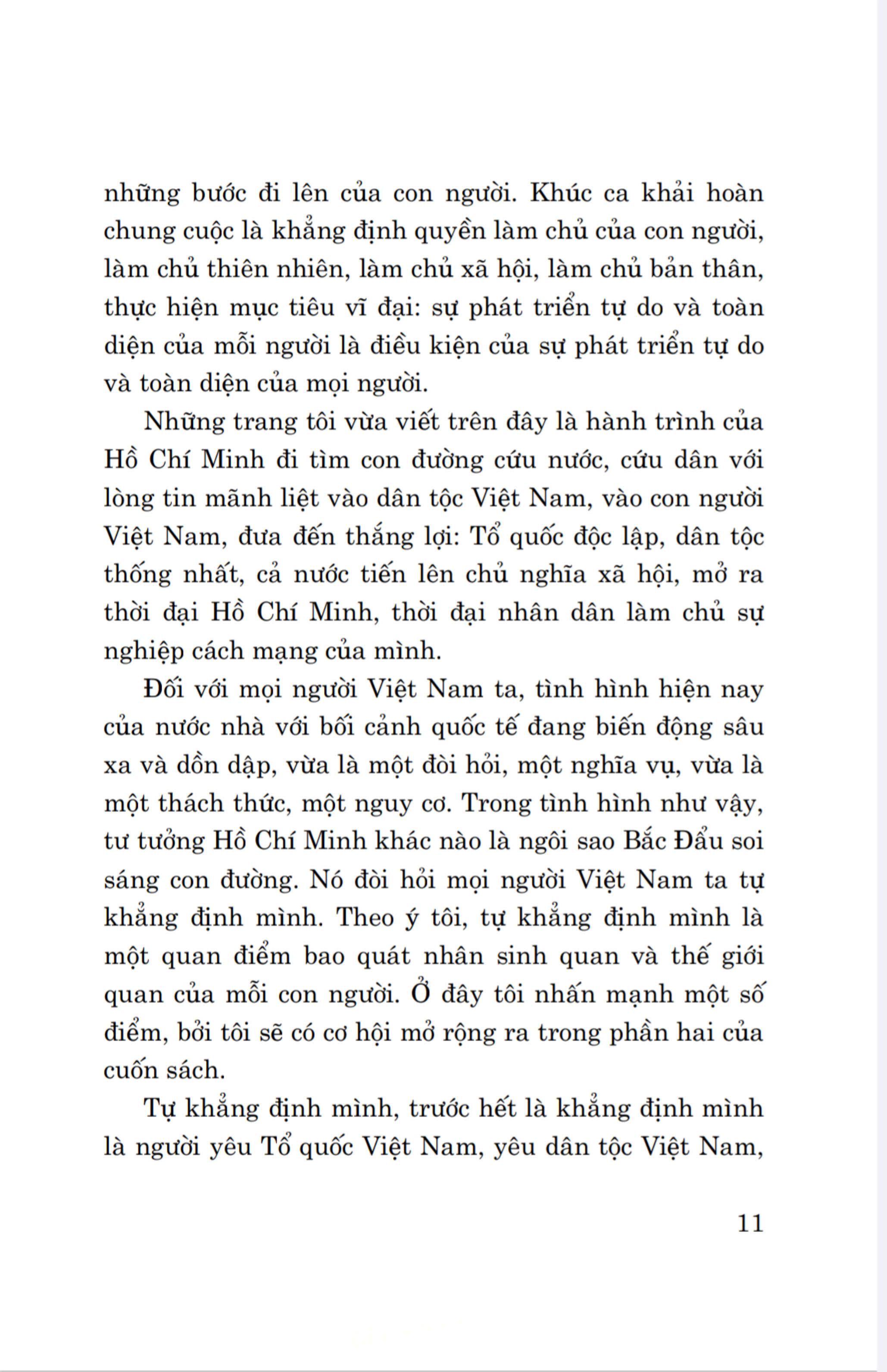 Hồ Chí Minh và con người Việt Nam trên con đường dân giàu,nước mạnh