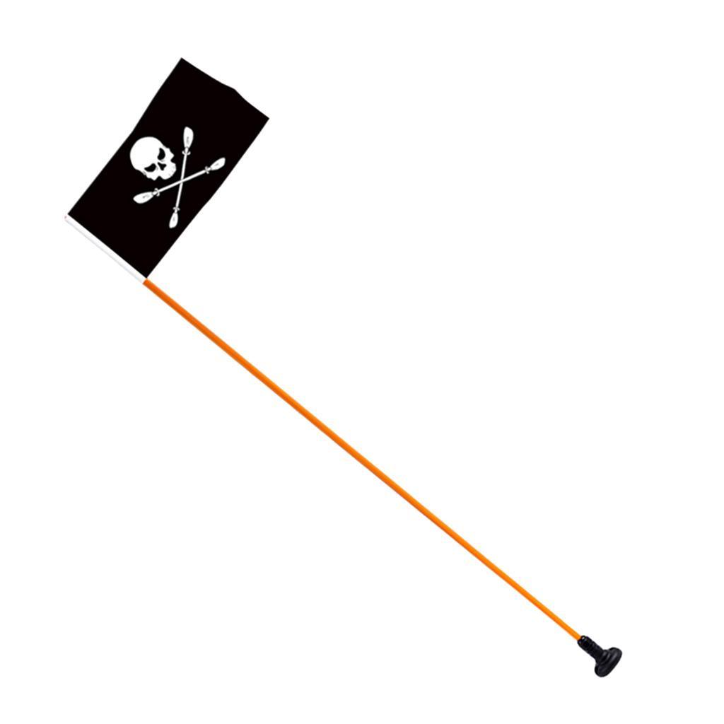 Marine Boat Kayak Safety Flag with Mount and Pole for Kayaking Sailing Fishing