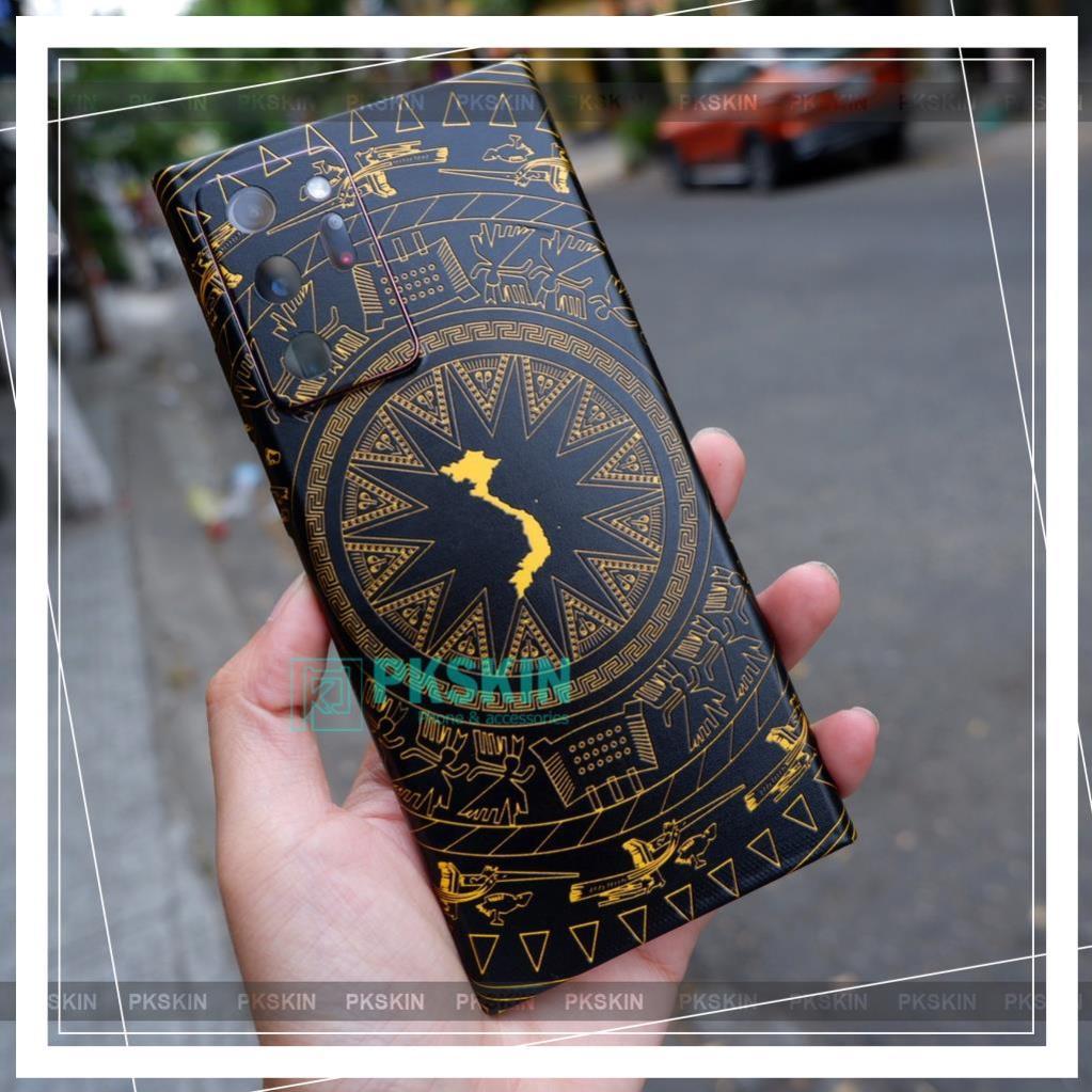 Miếng dán skin dành cho Note 20 ultra,S21 ultra,S22 ,S22 plus ,S22 ultra ,Note 10,Note 10 plus trống đồng