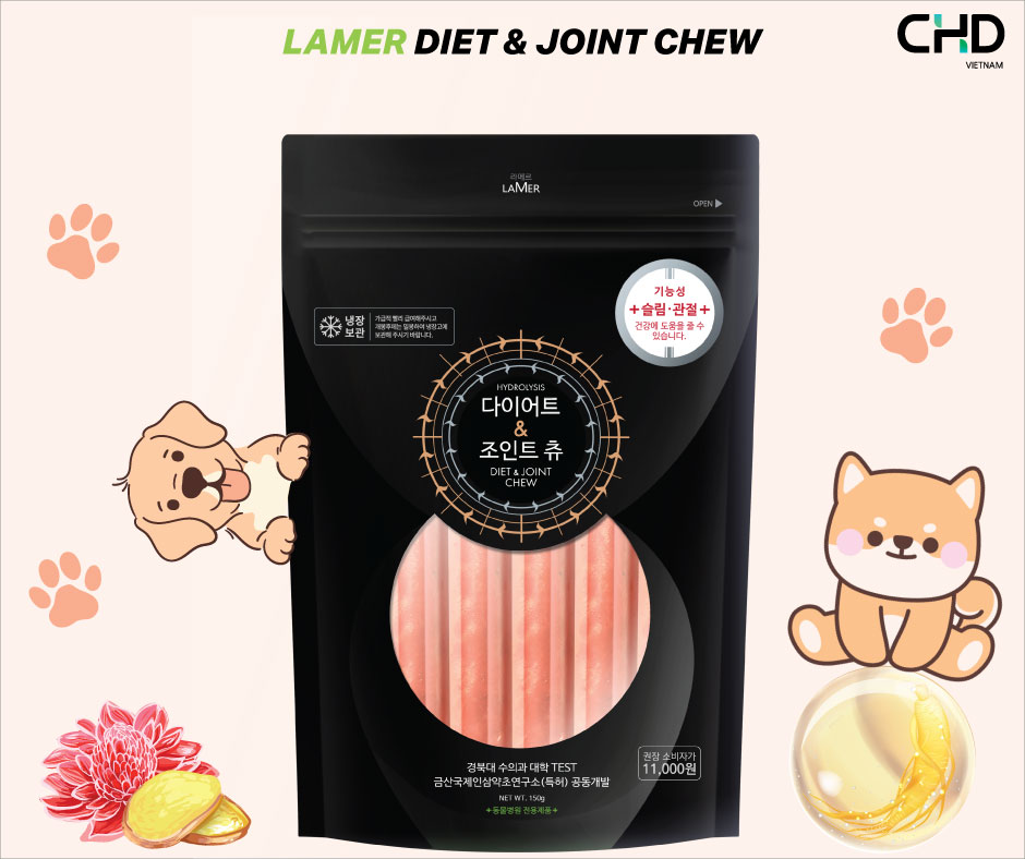 THANH NHAI ĂN KIÊNG + TỐT KHỚP + SẠCH RĂNG MIỆNG - LAMER DIET JOINT CHEW